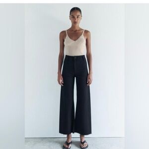 Zara The Marine straight jeans in black. 4